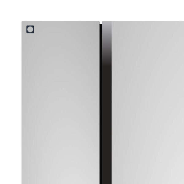 Double Door Mini Fridge with Freezer for Office or Dorm with Adjustable Remove Glass Shelves - Imagen 3