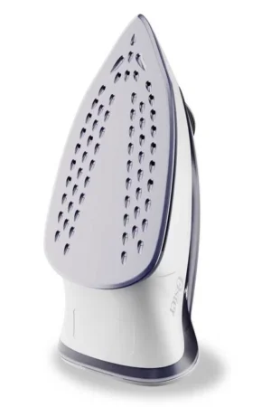 Plancha Oster de vapor, suela con antiadherente de color.