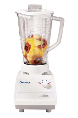 Licuadora Oster Clasica de perilla, 350 watts de potencia, diseño cuadrado.