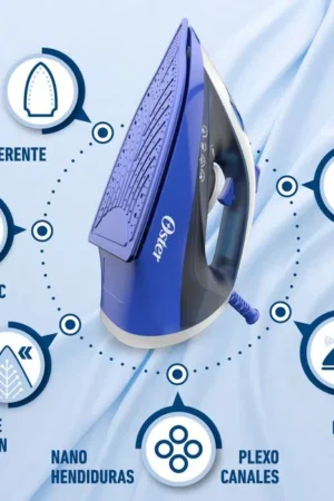 Plancha Oster con vapor, rociador, golpe de vapor y antiadherente.
