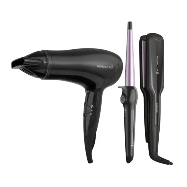 Combo Remington 3 unidades, Alisadora, Secadora y Rizador.