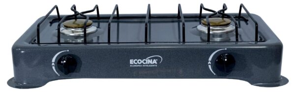 Estufa de mesa a gas de 2 hornillas Ecocina.
