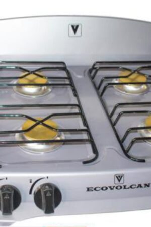 Estufa de mesa de 4 hornillas Eco Volcán.