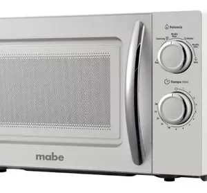Microondas Mabe de 0.7', sistema operativo de perillas, ahorro de energía.
