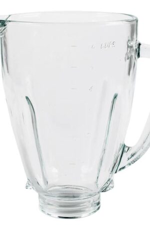 Vaso Oster redondo de vidrio para licuadora.