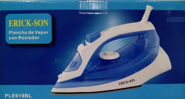 Plancha Erickson con vapor, rociador y golpe de vapor.