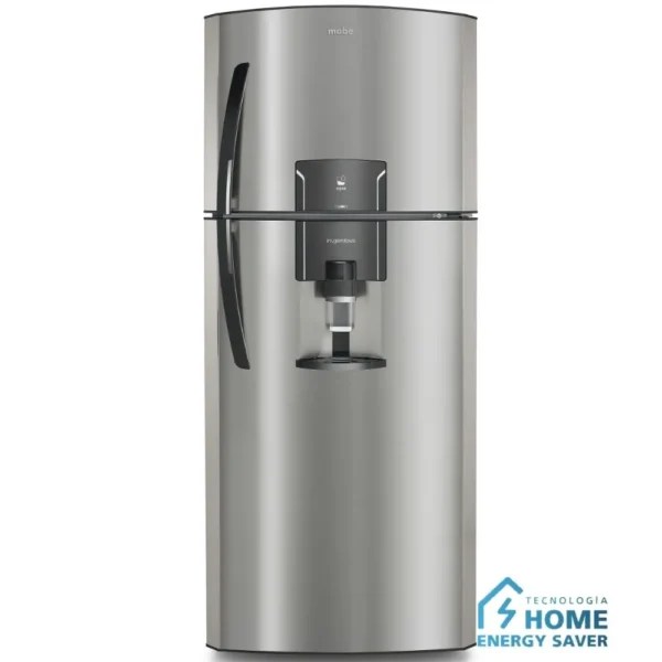 Refrigerador Mabe de 14' con dispensador, no hace escarcha, ahorro de energía.