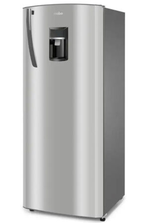 Refrigerador Mabe de 8' con dispensador de agua, ahorro de energía.