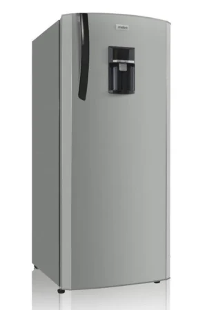 Refrigerador Mabe de 11' con dispensador de agua, ahorro de energía.