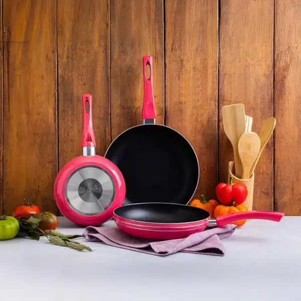 Set de sartenes de teflón marca Picca.