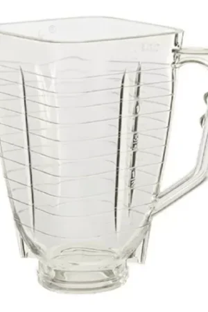 Vaso Oster cuadrado plástico para licuadora.