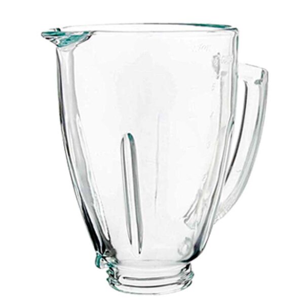 Vaso Oster redondo de vidrio para licuadora.
