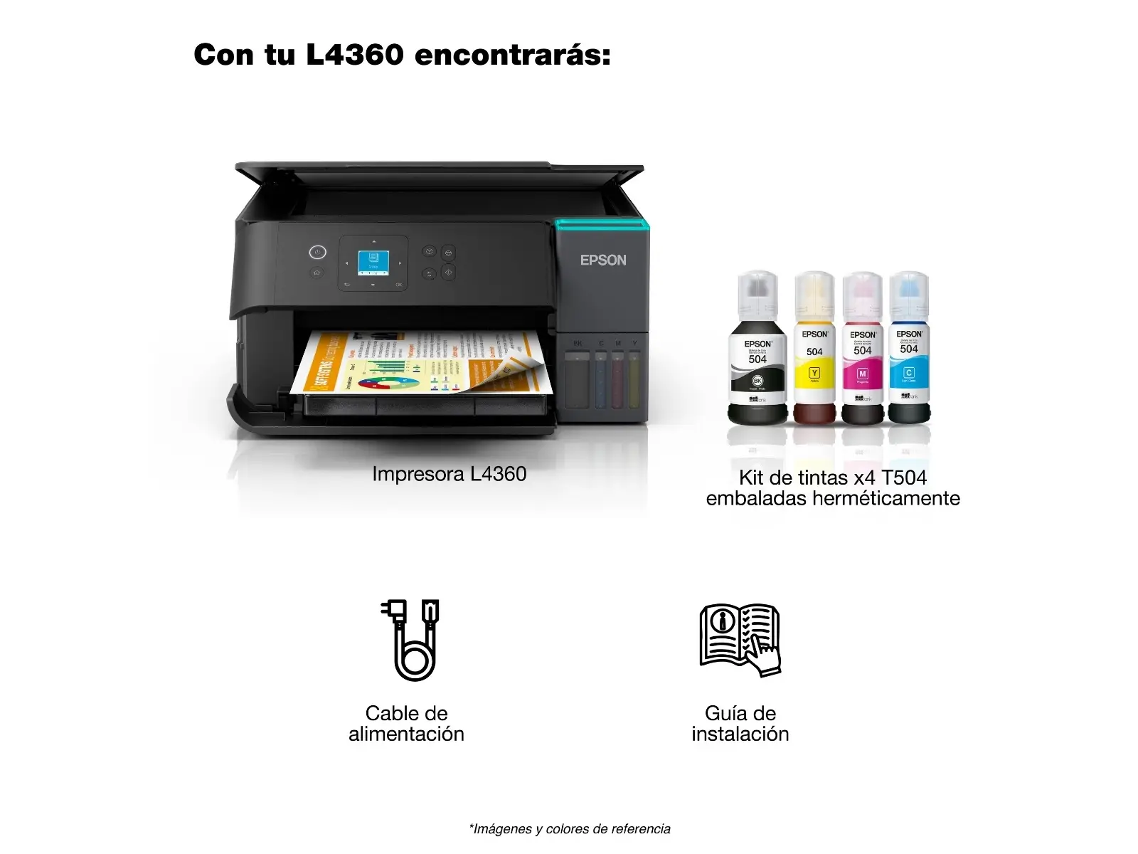 Epson EcoTank L4360 - Escáner / Impresora / Copiadora - 110V - Imagen 5