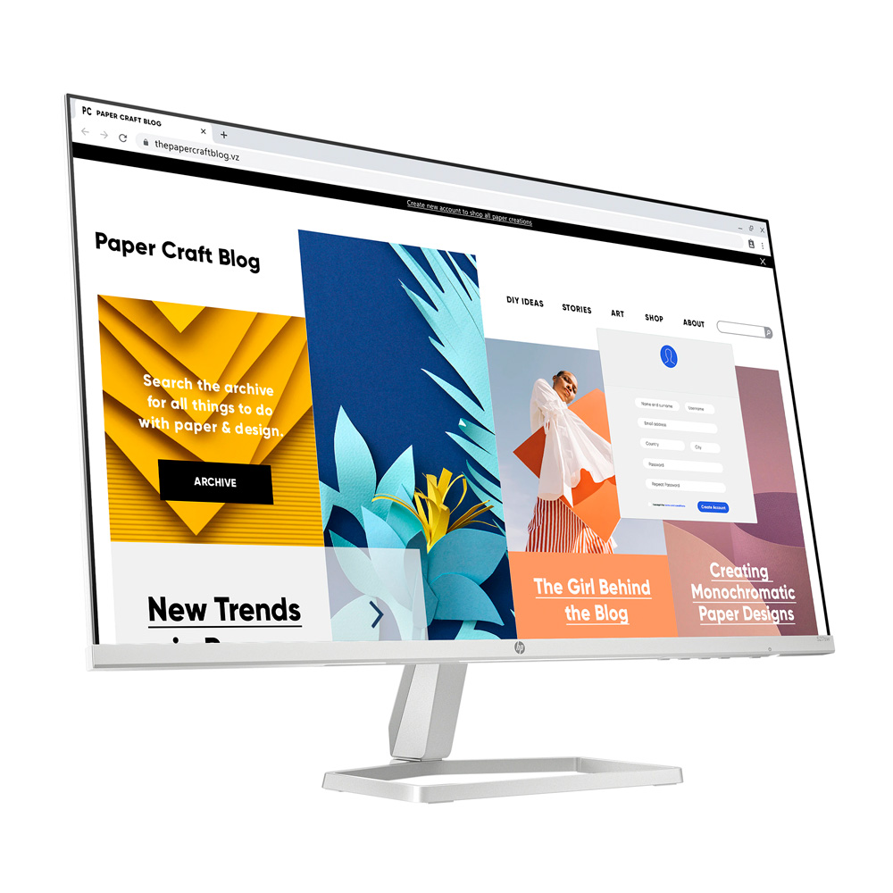 HP - 27" - 1920 x 1080 - Imagen 2