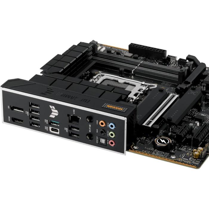 TUF Gaming B760M-PLUS WiFi II Tarjeta Madre Micro-ATX, LGA1700, DDR5, PCIe 5.0, Wi-Fi 6 - Negro - Imagen 4